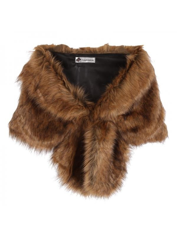 faux fur shawl walmart