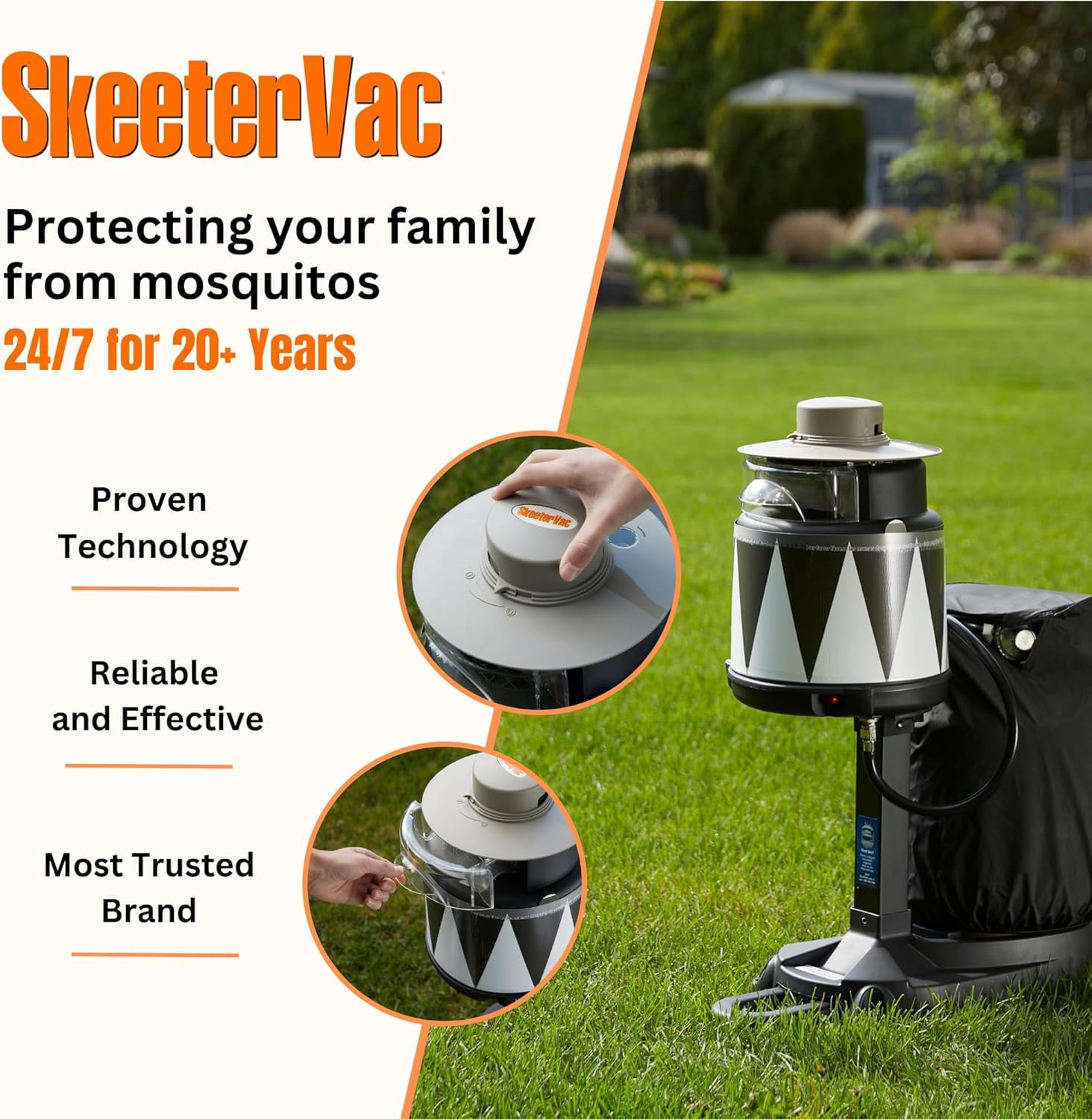 SkeeterVac Mosquito Killer and Eliminator for Backyard Insects