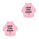 thumbnail image 3 of Ropa Camisa Chaleco Greeniant Disfraces de moda perro Bulldog Rosa XL, 3 of 6