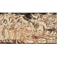 thumbnail image 2 of Gauguin, Paul 32x19 Black Ornate Wood Framed with Double Matting Museum Art Print Titled - Change of Residence, from the Suite of Late Wood-Block Prints, 2 of 4