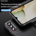 thumbnail image 5 of Case for Samsung Galaxy A13 5G, Galaxy A04s Case Heavy Duty Shockproof Military Grade Drop Tested Case Super Sturdy Bumper Rugged Hard Phone Cover for Samsung A04S/Galaxy A13 5G HD Black, 5 of 7