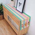 thumbnail image 4 of Table Runner Summer Desserts Table Decoration for Kitchen Dinning Ice Cream Lemon Colorful Stripes Table Decoration for Indoor Outdoor Party Wedding Decor 13x72 Inch, 4 of 7