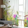 Autumn Meadow Plants And Insects Bay Window Screening Curtains Drape