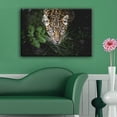 thumbnail image 2 of wall26 Canvas Wall Art - A Leopard from Black Wild Background - Giclee Print Gallery Wrap Modern Home Art Ready to Hang - 24x36 inches, 2 of 4