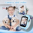 thumbnail image 4 of PTHTECHUS 1.54" Smart Watch for Boys Girls Smartwatch for Kids with Dual Camera Games Video MP3 Children Touch Screen Blue, 4 of 9