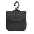 thumbnail image 4 of Llavero bolsa tarjetero bolso de viaje duradero para correr Camping compras Negro sólido, 4 of 8
