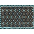 thumbnail image 1 of Ahgly Company Indoor Rectangle Persian Light Blue Traditional Area Rugs, 2' x 4', 1 of 4