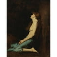 thumbnail image 3 of Jean-Jacques Henner 19x24 Black Modern Framed Museum Art Print Titled - Mary Magdalene (1880), 3 of 5