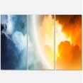 thumbnail image 2 of Space Sunset - Spacescape Canvas Art Print, 2 of 3