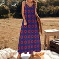 thumbnail image 2 of Phishman Robe Sans Manches Rouge Donut Tenues d'Été pour Femmes 2024 Robes Élégantes en Solde, 2 of 4
