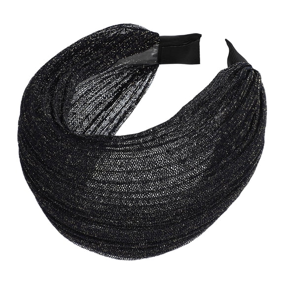 LOLIPPYY Dark Blue Headband for Women Elegant Design Fabric Hair Accessories for Parties 1Set