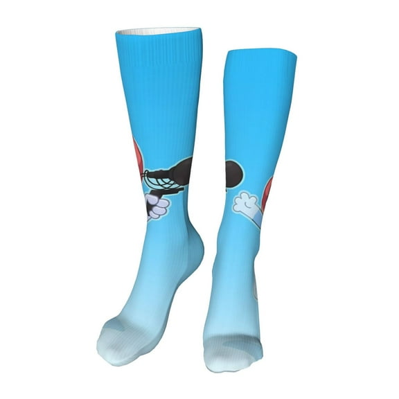 Saiise Bluey Funny Socks Men Women Boys Kids Adults Novelty Graphic 20in stockings Crazy Design Casual Dress Socks for Sports,Running,Travel