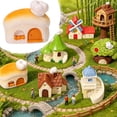 thumbnail image 3 of Diy Miniature Bakery Resin House F (Miniature Bakery Resin House, Fairy Garden House), Diy Resin House Figurines Miniature Scene Decor Dollhouse Accessories Resin Dollhouse for Terrarium Fish Tank, 3 of 5