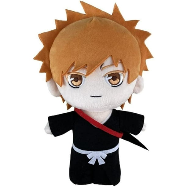 Xishao Anime Figure Kurosaki Ichigo Plush, Kuchiki Byakuya Stuffed Plushie Doll, Cute Plush Toy Sofa Pillow,Cute Figure For Fans (Color : A, Size : 20cm/8in) A 20cm/8in A 20cm/8in Xishao Juguetes