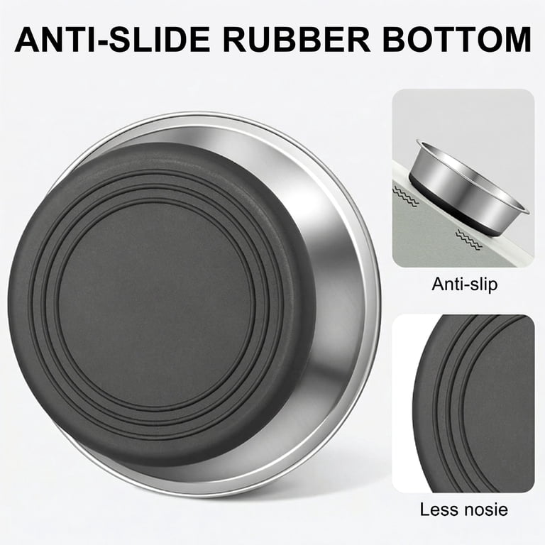Max & Marlow Stainless Steel Dog Bowls, Set of 2 photo 4
