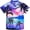 Blue, variant on Boys Short Sleeve T-Shirt Casual Loose Fit Breathable Polyester Summer Vacation Play Top Yellow 150(9-10 Years)