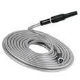 thumbnail image 1 of FONDOTIN Telescopic Garden Hose Silver 1Pack with Nozzle Spray Feature for Yard Work, 1 of 5