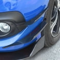 thumbnail image 3 of Walbest 4Pcs/set Universal Car Front Bumper Lip Splitter Black Exterior Soft Rubber Fins Spoiler Canards Kit for Car Body Auto Anti-Collision Strip Decoration Accessories Stickers for Car, 3 of 6