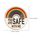 thumbnail image 4 of 2pcs estás a salvo conmigo alfileres de alfileres arcoiris broche pin de esmalte alfilador, 4 of 7