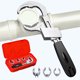 thumbnail image 1 of Llave universal ajustable de dos extremos Desmontaje y montaje Productos sanitarios, Putts de tubería, Llaves de media luna Reparación de tuberías de agua, Accesorios para el hogar TUNC Sencillez, 1 of 5