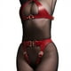 thumbnail image 3 of Sexy Bdsm Leather Harness Women Set Bra Body Lingerie Bondage Garter Belt Leg Tight Stockings With Belt Set Sex Shop,Sex toy, 3 of 5