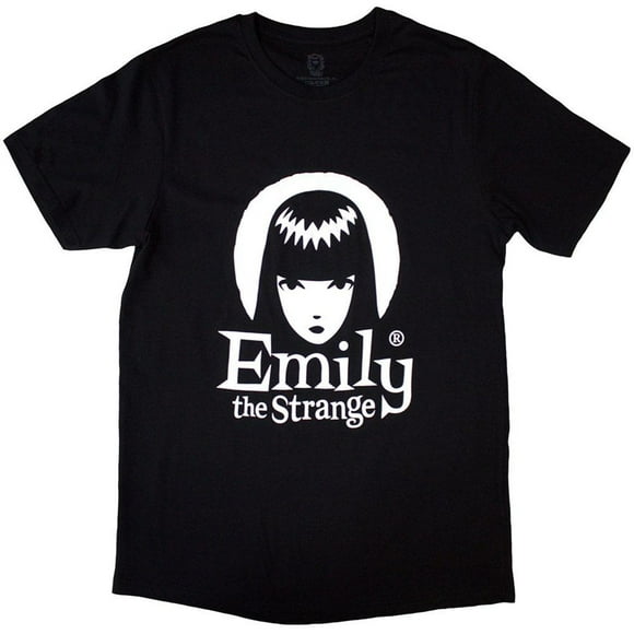 Emily The Strange Adult Halo Logo T-Shirt