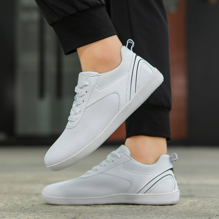 LUOGENLI Male Mens Sneakers 11 Wide Couple Mesh Sports Casual Shoes Breathable Flat Bottom Lightweight Plus Size Comfortable Walking Shoes Mens