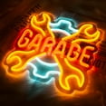 thumbnail image 3 of Y YUNHSOM Garage Neon Sign Wrench Neon Sign for Men, Dimmable Car Service Tools Neon Sign for Wall Decor,5v USB LED Garage Sign for Bedrooms Man Cave Car Store Workshop Car Room Birthday Dad Gift, 3 of 8