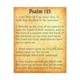 thumbnail image 1 of Scripture Walls Psalm 123 Chapter Gold Bible Canvas Christian Wall Art Ready to Hang Unframed, 1 of 7