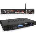 thumbnail image 2 of uetooth Home Theater Amplifier - 200 Watts into 5 Channels with Subwoofer Out, Easy Karaoke - Dual Mic, Wireless Streaming, USB/SD with MP3 player, RCA Input, FM Radio, LCD Display - PDA7BU, 2 of 5