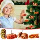 thumbnail image 1 of Adornos Navideños: Juego de Cruasanes y Pizza, Divertidos Adornos Navideños para El Árbol de Navidad, Colgantes para El Hogar, Fiestas de Cumpleaños y Navidad., 1 of 7