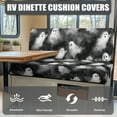 thumbnail image 4 of FOR U DESIGNS Ghost Halloween Print RV Dinette Cushion Covers 2 Pcs Comfortable Camper Cushion Slipcover Stretchable Loveseat Sofa Chair Cover Furniture Protector for RV Camper Car Bench, 4 of 7