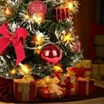 thumbnail image 4 of 40CM Tall Battery Powered Luxury Tabletop Christmas Tree Hanging Decorations Pine Tree (Battery Not Included), 4 of 7
