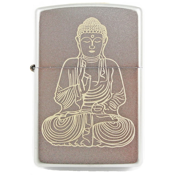 Traditional Buddah Buddha "The Enlightened One" Chrome Zippo Lighter