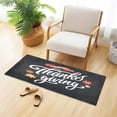 thumbnail image 2 of GZHJMY Happy Thanksgiving Day Bathroom Rug Mat,Soft and Absorbent Bath Mats Non-Slip Carpet Machine Washable Kitchen Mat for Bathroom, Tub and Shower 39x20in Carpet Runner, 2 of 7