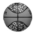 thumbnail image 4 of Baloncesto WILSON del equipo de la NBA Graffiti Brooklyn Nets, talla 7, 4 of 7