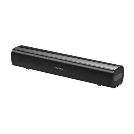 Creative Stage Air Portable Speaker, High Performance Under-monitor Soundbar with