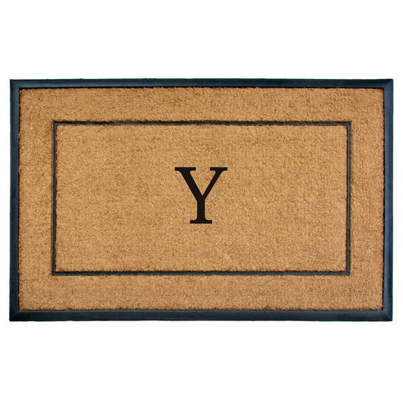 The General Monogram Doormat, 30" x 48", Letter Y