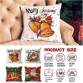 thumbnail image 2 of Fundas de almohada navideñas de 18" x 18", 4 piezas, decoración navideña para el hogar, estilo rústico, fundas de almohada de lino para sofá, decoraciones navideñas para sofá, fundas de almohada, 2 of 4