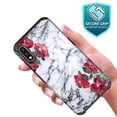 thumbnail image 4 of LG K22 Case, LG K32 Case, LG K22 Plus Case, Rosebono Slim Hybrid Shockproof Hard Cover Graphic Fashion Colorful Skin Cover Armor Case for LG K22/K22+ (Rose Marble), 4 of 5