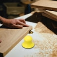 thumbnail image 2 of Yellow Hand Grinder with Selfadhesive Backing for Sanding Various Materials Including Wood Metal, 2 of 8