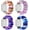 Clorful/Pink-Blue/Purple-Pink/Starry Purple, variant on 4 Pack Kids Scrunchie Bands Compatible with Gizmo Watch 3 2 1/Gabb Watch 3e 3 2 1/Sync UP Watch/Cosmo Jr Track Watch, 20mm Stretchy Solo Loop Cute Band for Boys & Girls