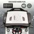 thumbnail image 4 of Goldensoil 12V Kids Electric Ride On Truck with Remote Control, LED Lights, Music Player, White, 4 of 9
