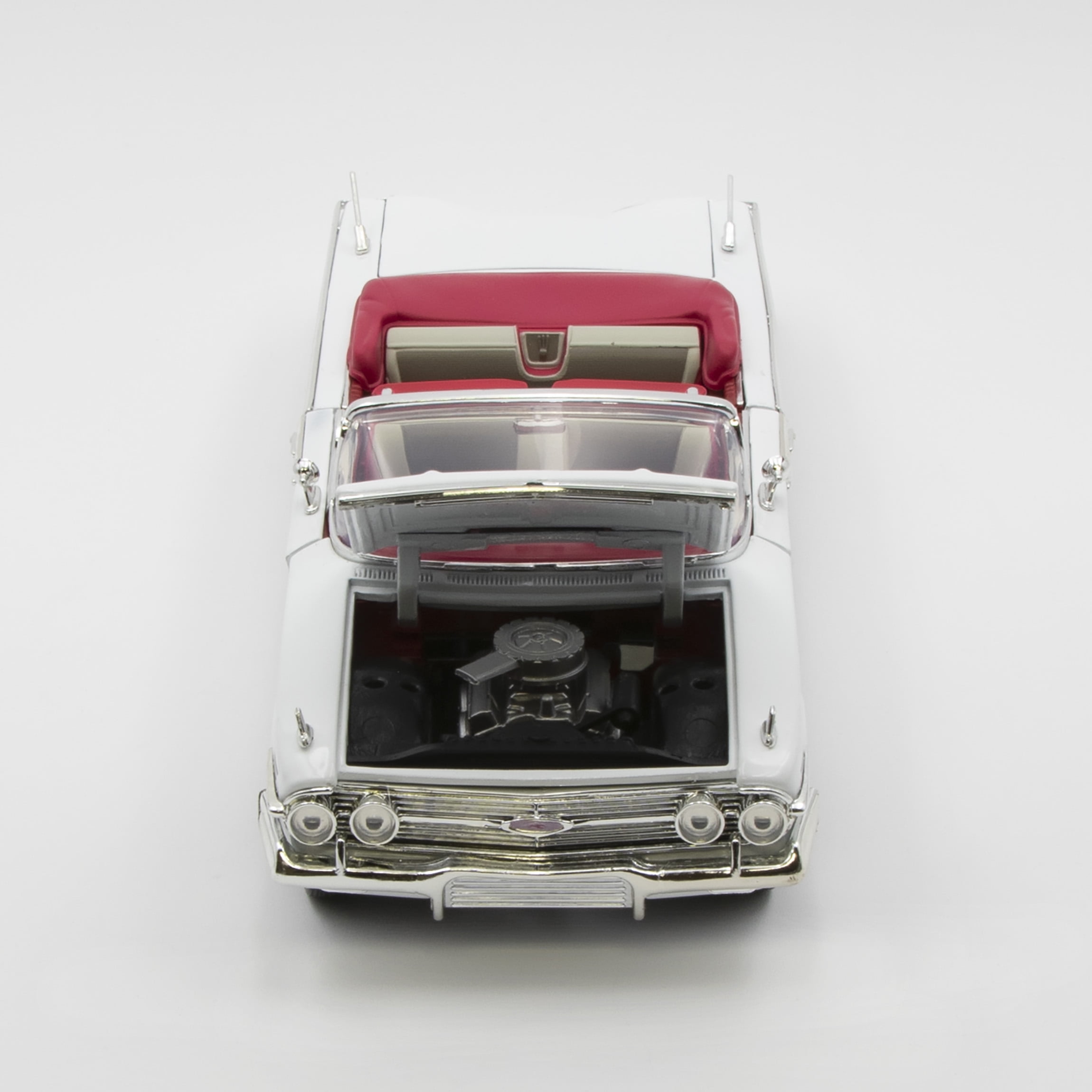 Motormax 1960 Chevrolet Impala Convertible Red 1/18 Scale Diecast