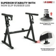 thumbnail image 4 of 5Core Keyboard Stand Piano Riser Z Style Adjustable Height Width Music Stands for 54 - 88 Key Boards, 4 of 11