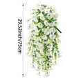 thumbnail image 2 of Elainilye 6Pcs Artificial Vines, Morning Glory Hanging Plants, Plastic Climbing Vines with Hooks, for Patio Decor, Wedding Arch Greenery, Balcony Gardens, Indoor Vertical, Porch Decor, 2 of 5