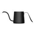 thumbnail image 1 of Vierta sobre de café,Cafetera con boquilla larga y estrecha de acero inoxidable,Cafetera,Tetera con cuello de cisne para cafetería, hogar y Negro, 1 of 8