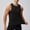 Black, variant on ZZwxWA Mens Athletic Tank Top Shirt Quick Dry Cooling Bodybuilding Swim Sleeveless Shirt, Men Trendy Clothes Workout Undershirt Holiday Saving
