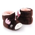 thumbnail image 6 of Otqutp Toddler Outdoor Shoes&nbsp;0-12 Months Baby Boys Girls Winter Boots Baby Sneakers Cute Animal Shoes Walking Warm Shoes First Walking Boots(Brown,0-3 Months), 6 of 7