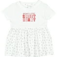 thumbnail image 3 of Inktastic Nana's Little Sweet Heart Girls Baby Dress, 3 of 5